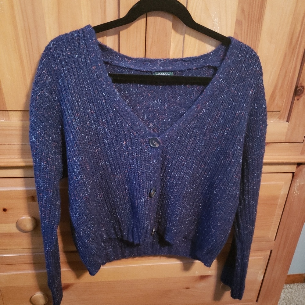 Cropped Cardigan Sweater